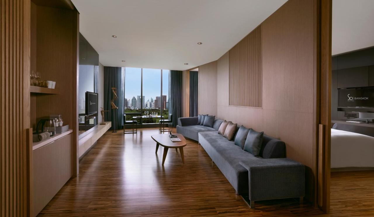 So/ Bangkok Hotel Exterior foto A living room in a condominium